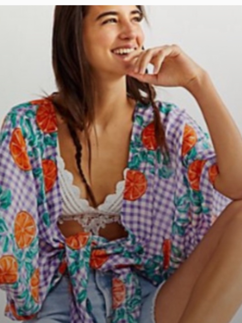 Free People Kimono top